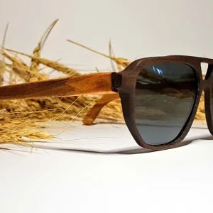 عینک چوبی خلبانی مدل ترنج